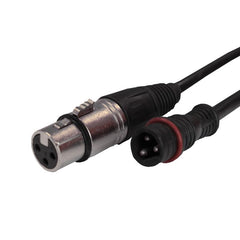 LEDJ 1m DMX XLR 3 Broches Femelle - Câble IP Mâle Extérieur