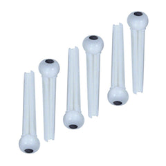 Gt Bridge Pins-wh/blk-set/6 -bp6wh
