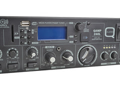 Q Audio Venue Sound QAMP240L 100V Line Mixer Amplifier 240W Bluetooth