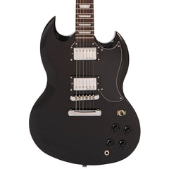 Vintage V69 Coaster Series Electric Guitar - Gloss Black