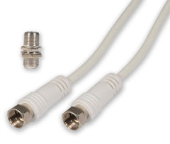 AV:Link Coaxial F-type plug to plug lead kit 5.0m