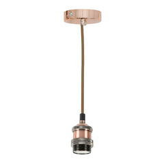 Lampe à suspension vintage en cuivre Lyyt E27