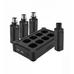 Chauvet DJ D-Fi XLR Pack (MISSING ONE RECIEVER)Wireless DMX Dongle inc Multi Charger *B-STOCK