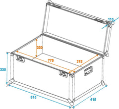 Roadinger Universal-Transportkoffer 80X40Cm