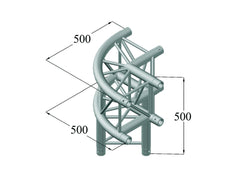 Alutruss Quadlock 6082C-30R 3-Wege-Ecke 90?