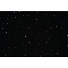 LEDJ PRO 6 x 3m Tri LED Black Starcloth System