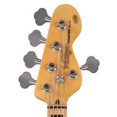 Vintage V49 5 String Coaster Series Bass Guitar - Gloss Black