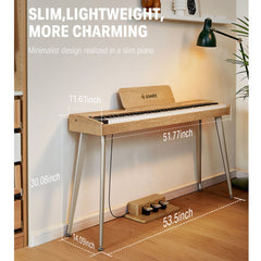 Donner DDP60 - Semi-Weighted Upright Digital Piano