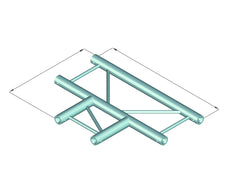 Alutruss Decolock Dq2-Spat35H 3-Way T-Piece 90? Bk