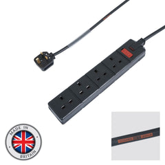 eLumen8 0.5m 1.5mm 13A Male - 13A 4G Female Extension Cable