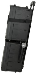 QTX PAV8-UHF PAV Ensemble de sonorisation portable avec micros UHF, haut-parleur Bluetooth et DVD