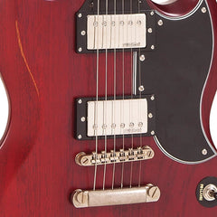 Vintage Vs6 Icon  - Distressed Cherry Red