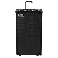 UDG FlightCase Scratch (Turntable Battle/PLX-CRSS12 & 10"/12" Mixer)  Black Plus (Laptop, Trolley & Wheels)