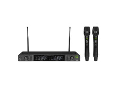 Q-Audio QWM 1970 HH CH38 UHF Dual Channel Diversity Handheld Wireless System 606-614MHz *B-STOCK*