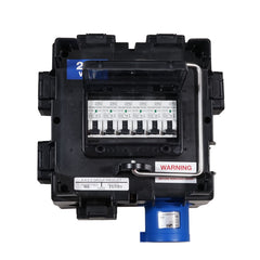 Boîte de distribution PCE IMST 32A 240V In, 6 x 13A, 6 x DP 10A RCBO