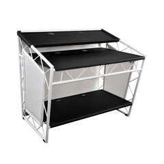 Liteconsole XPRS White V2 Foldable DJ Booth