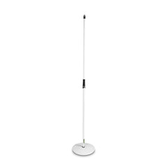 Gravity GMS23W Round Base Microphone Stand White Mic Stand