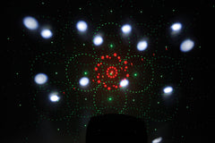 QTX Butterfly Effect : 3-in-1 LED & Laser Effect Light