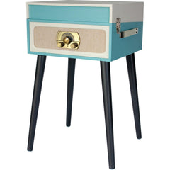 Madison Turntable Record Player Built in Speaker Retro Case on 4 Legs HIFI Sound System
