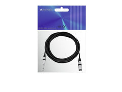 Omnitronic Adapterkabel XLR(M)/Klinke Mono 5M Schwarz