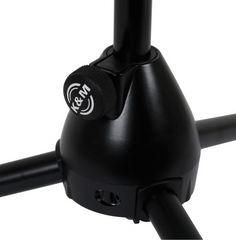K&M 259 Low Level Microphone Stand with Extendable Boom Black