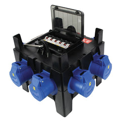 PCE IMST Distribution Box 32A 415V In, 6 x 16A Out (9030184K)