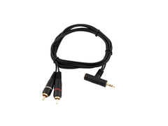 Omnitronic Adapterkabel 3,5 T-Jack/2Xrca 1,5M Schwarz