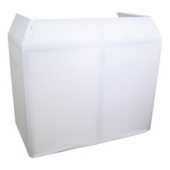 Thor Foldable DJ Booth Stand with White and Black Lycra Scrim Covers *B-STOCK*