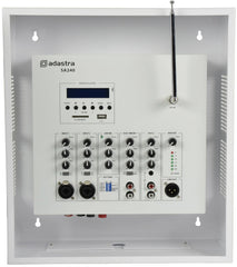 Adastra SA240 Secure Wall Amplifier 100V UHF Mic + Media Player