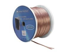 Omnitronic Speaker Cable 2X2.5 100M Clear