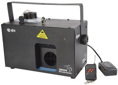 QTX Zephyr Haze Machine Hazer Wireless Remote DMX Disco DJ Mist Light Smoke