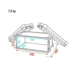 DAP Audio Compact 4U Rack Flightcase