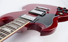 Vintage Vs6 L/hand Guitar- Cherry Red
