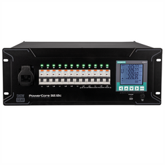 Showgear PowerCore 32.12c Rack Power Distro RCBO 3 Phase 32A to 11 x 16A