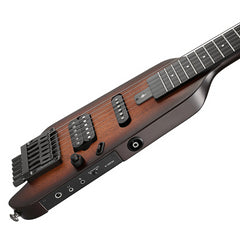 Donner HUSH-X Headless Detatchable Travel Electric Guitar – Sunburst