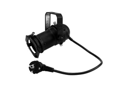 Eurolite Set Par-16 Spot Gu-10 Schwarz + Gu-10 230V Led Smd 7W 3000K