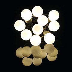 LYYT LED-Girlanden-Lichterkette für den Außenbereich, warmweiß, 20 m, Festival, Weihnachten, verknüpfbar