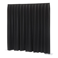 Wentex P&D curtain 300(w) x 400cm(h) cm black Dimout 260 g/m2 pleated
