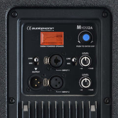 2x Audiophony Myos12A Lautsprecher 12" - 1000W RMS 2x Myos15ASUB 15" Subwoofer 1000W RMS inkl. Ständer und Kabel
