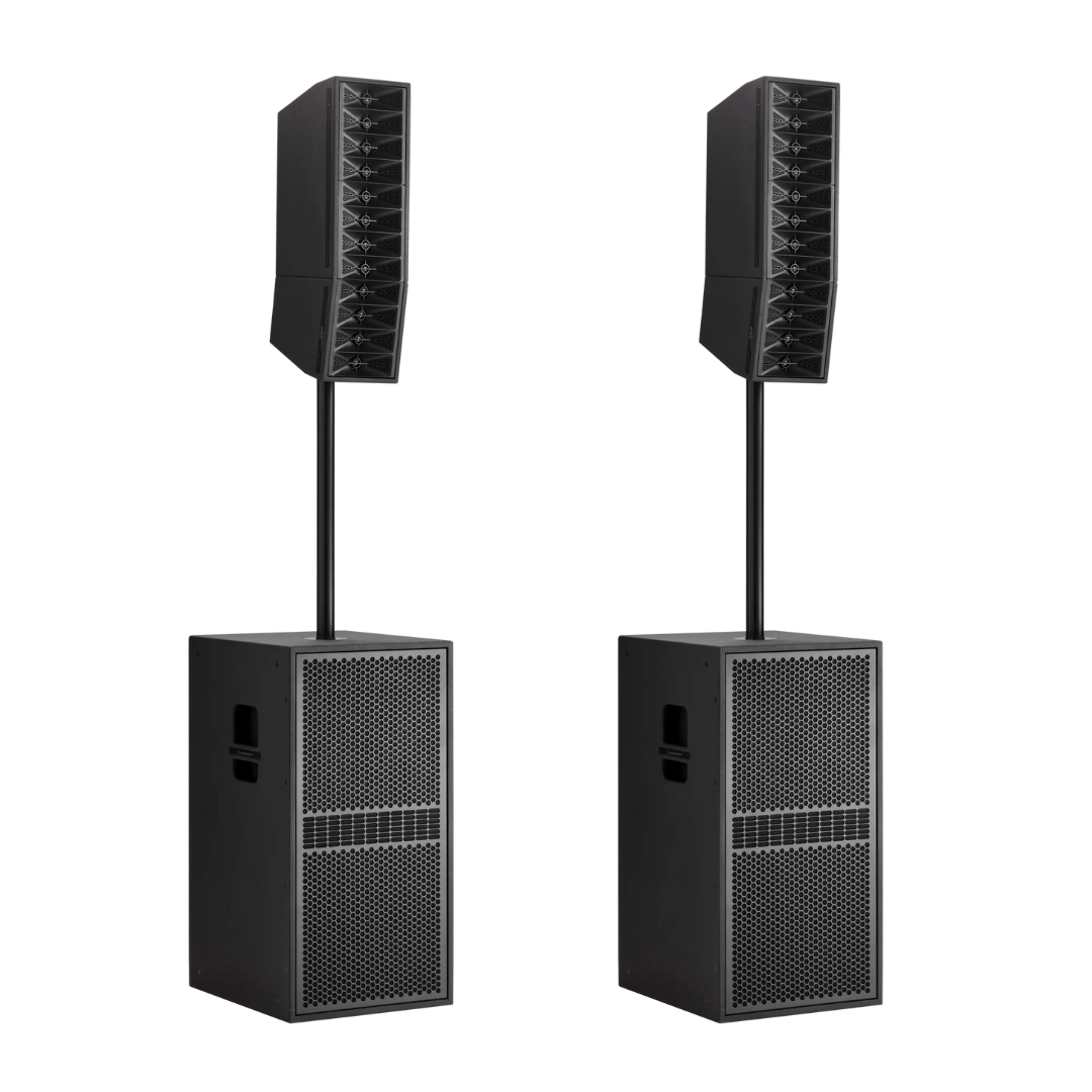 Active Column Array Sound Field 2x Audiophony MOJO Signature Active Column Array System 3200W RMS ...