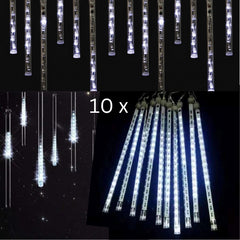 10x HQ Power XML15 LED Schneefall-Effekt Weihnachtsbeleuchtung Weihnachten