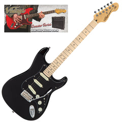 Vintage V60 Maple Coaster Electric Guitar Pack - Gloss Black