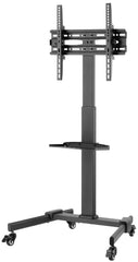 av:link Chariot TV compact réglable en hauteur avec étagère