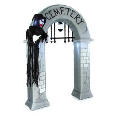 Halloween 2.4M HALLOWEEN ARCH GONFLABLE Effrayant LED Illuminer