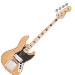 Vintage Vj74 Bass - Maple Board - Natural Ash Body