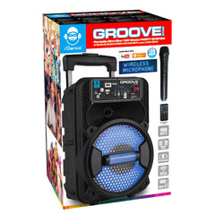 iDance Groove 214 Wiederaufladbares Bluetooth-LED-Party-Soundsystem