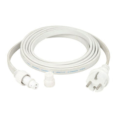 Showgear Powercable for Festoon Light - White