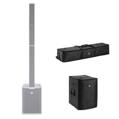 Système de sonorisation colonne LD Systems MAUI® 28 G3 W, sacs blancs inclus