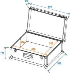 Roadinger Universal Case Tour Pro Black
