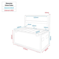eLumen8 6 x LED Matrix Tri Pixel Panel 25 Flightcase